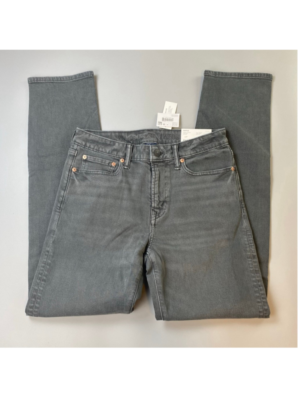 American Eagle Jeans Gray Mens 29 x 34 Original Straight Easyflex Casual Classic